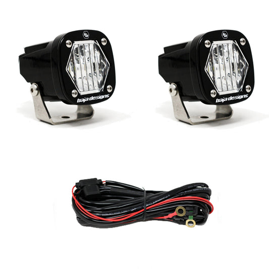 S1 Black LED Auxiliary Light Pod Pair